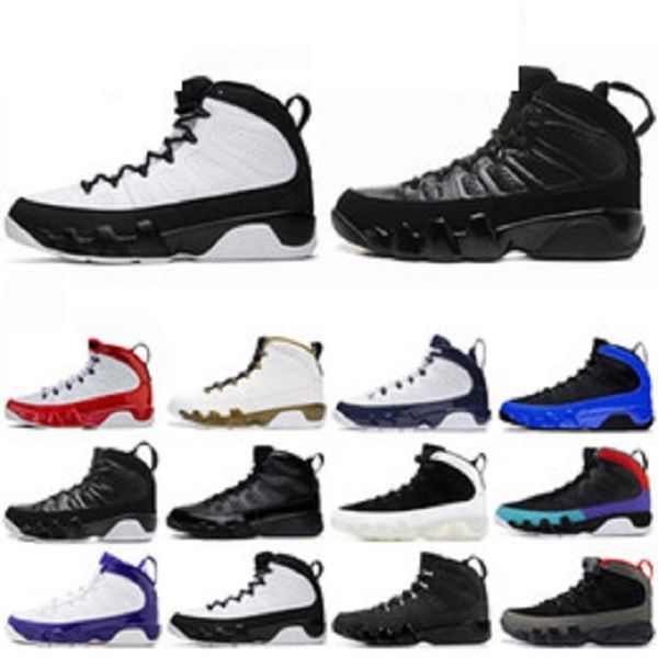

new 9 9s mens basketball shoes gym red dream it do it unc space jam men 9s bred anthracite sneakers 7-13
