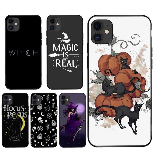 

halloween witch cat cat для iphone 12 mini 11 pro x xr xs max se 2020 6s 7 8 плюс 5s
