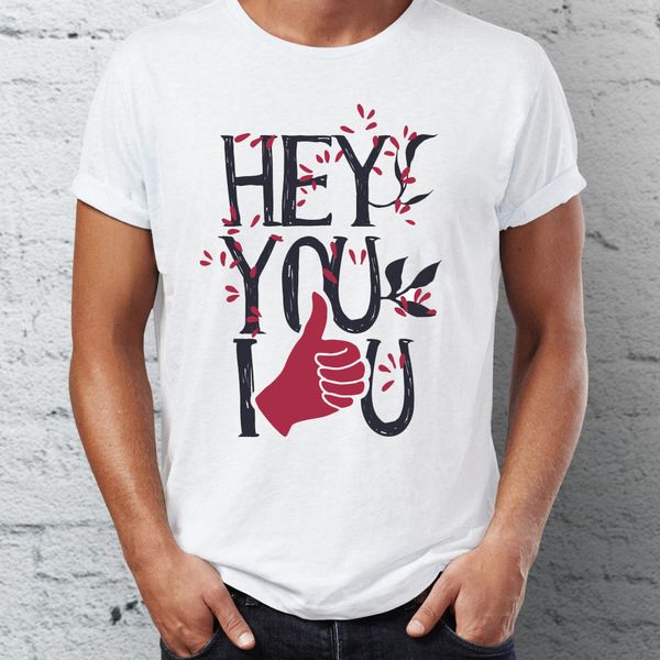 

men's t shirt funny tee hey you i like you sport hooded sweatshirt hoodie