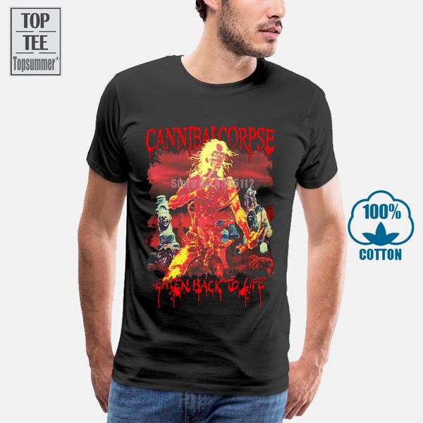 

shirts with designs crew neck men novelty short sleeve cannibal corpse 'eaten back to life close up' tees sport hooded sweatshirt
