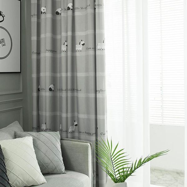 

curtain & drapes practical home decoration creative tropical forest palm leaf printing sunscreen quality blackout curtains1