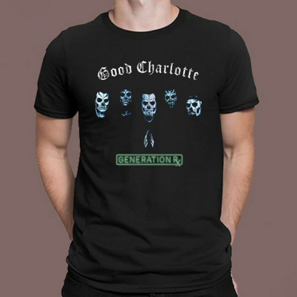 

хорошо шарлотта generation rx альбом men's черный топы tee футболка размер s m l xl 2xl 3xl t-shirt мода прохладный спорта с капюшоном hoodi