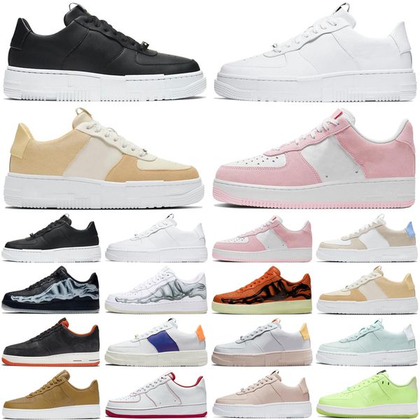 

men react women running shoes pixel undefeated triple black white mens womens trainers sports sneakers runners
