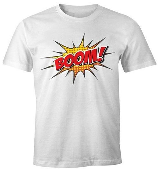 

mens t-shirt comic boom fun moonworks tee shirt new trends sport hooded sweatshirt hoodie
