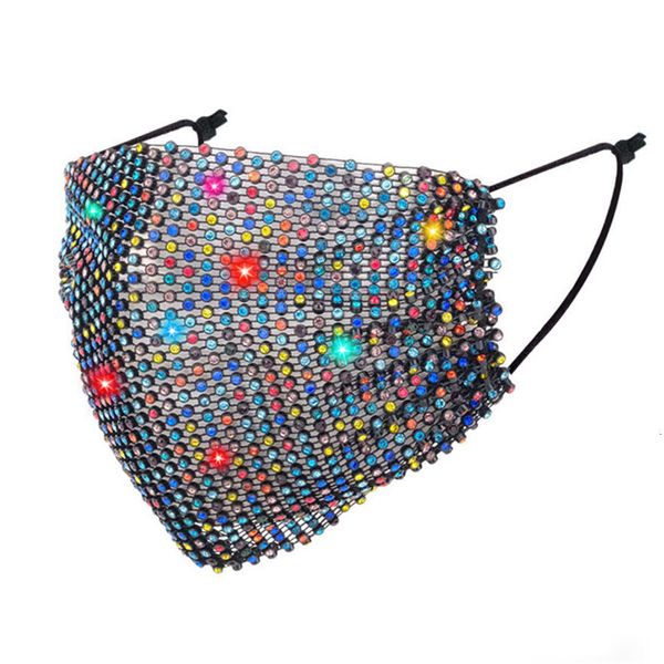 

dhl fashion face masks bling facemask ipersonality net red with sunscreen bright diamond mask 1 n83hq