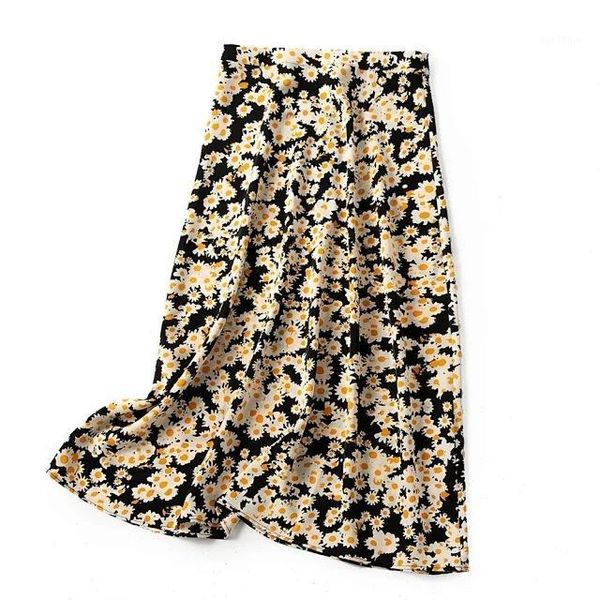 

women skirt new spring / summer 2020 small daisy midi skirt1, Black
