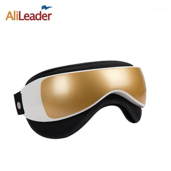 

electric massagers alileader eye massager with heat & air pressure for dry eyes,portable eyes stress relief cordless design support music1