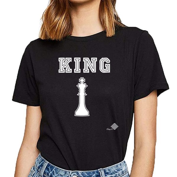

t shirt women king chess couples king queen gift fit inscriptions custom female tshirt sport hooded sweatshirt hoodie