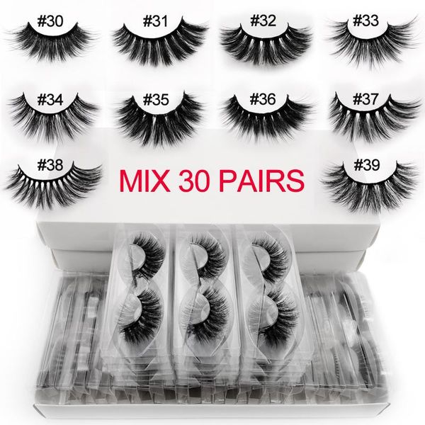 

оптовая норковые ресницы 20/30/40/50/100 пар private logo поддельные ресницы natural long lash extension макияж cilios в bulk sqceck