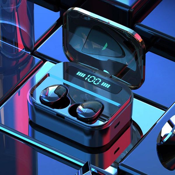 

caseier tws bluetooth 5.0 earphones true wireless bluetooth headphone anti-sweat sport headset led display earbuds touch control