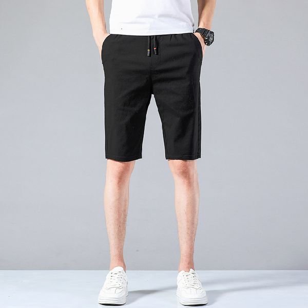 

thin men's 5-point casual shorts in spring and summer 2020, White;black