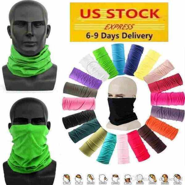 US Cycling Unisex Magle Testa Magia Faccia Protezione Maschera Collo Ghetta Gheit Biker's Tube Bandana Sciarpa Partito Berretto da polso da polso all'aperto