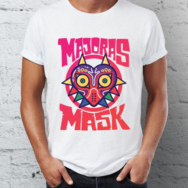 

men's t shirt majora's mask gaming funny zelda tee sport hooded sweatshirt hoodie