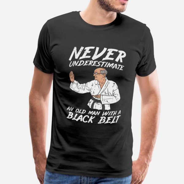 

never underestimate an old man with a black belt t shirt classic popular summer tracksuit hoodie sweatshirt