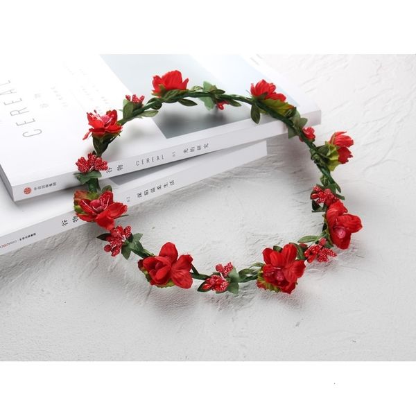 

flower women bohemian headbands artificial crowns floral hairbands fashion headwear for girls hair accessories beach wedding epacket 4 nepl9