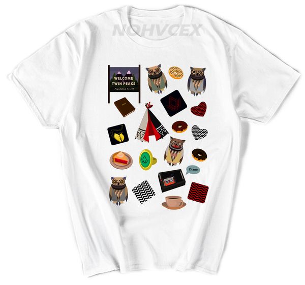 

twin peaks david lynch t shirt short sleeve custom clothes hip hop o-neck cotton mens t shirts sport hooded sweatshirt hoodie