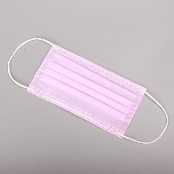 

face unisexpink blue black 3-layer filter disposable non-woven mouth masks pm2.5 anti pollution anti-dust protective safety