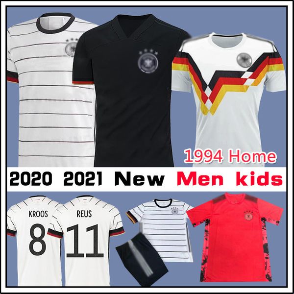 

2020 2021 германия футбол джерси 8 кроос хуммельс reus muller werner дом вдали fußball trikots таиланд высшего качества мужчины дети kit дже, Black;yellow