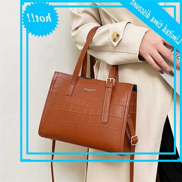 

stone pattern pu leather handbag random crossbody bags for shoulder designer dead handbags women 2021