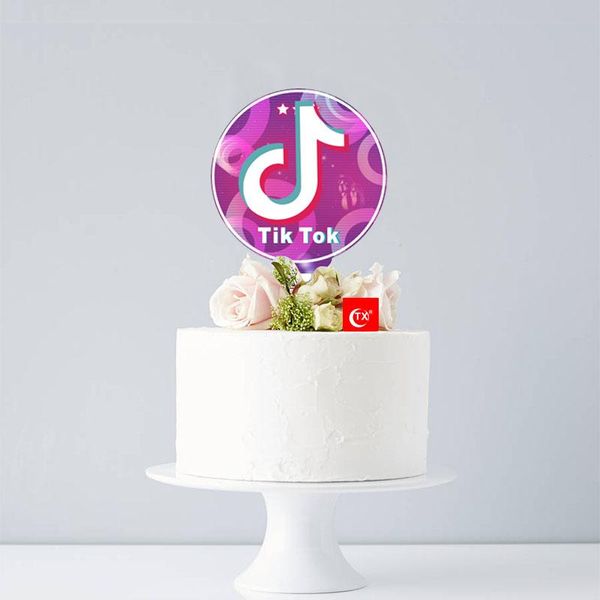 

tiktok pink purple cake er music note themed my love celebrate birthday cupcakes er short video decor party favo