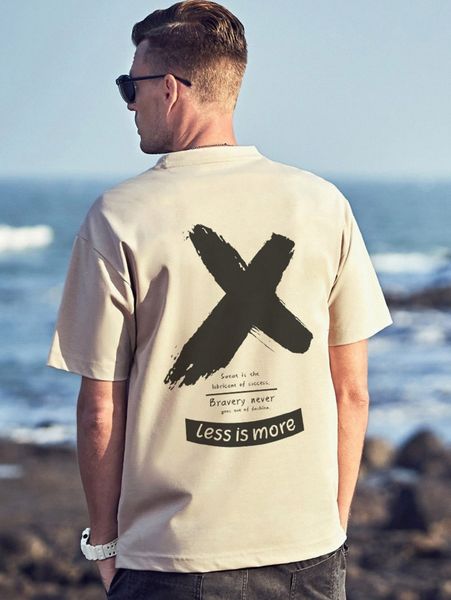 

men slogan graphic tee p0pz#, White;black