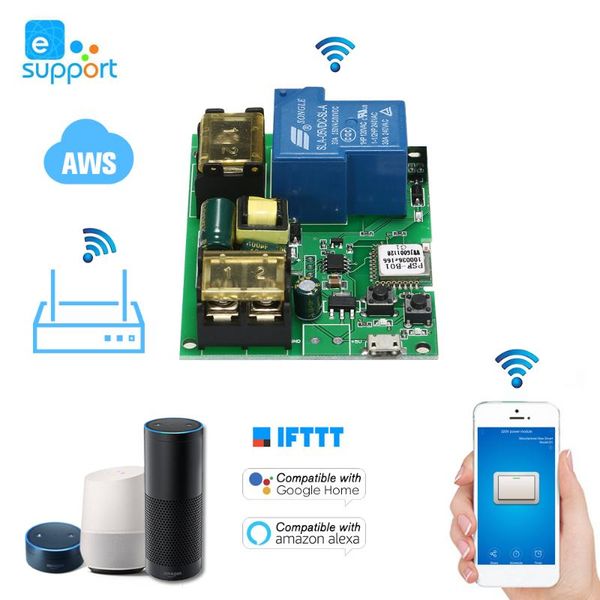 

usb dc5v ac85-250v 30a wifi switch wireless relay module smart home automation modules with for access control system