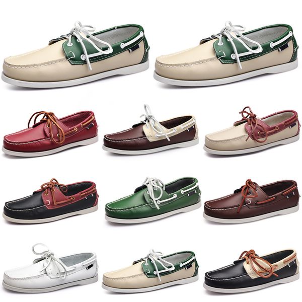 

men casuals shoes triple blacks white popular breathable silver taupe mahoganys brown joggings walking flats softs multi leather mens sneake, Black