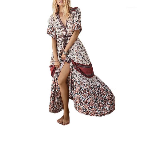 

women's swimwear maxi dress elegant vintage dresses woman party night boho dress1, White;black