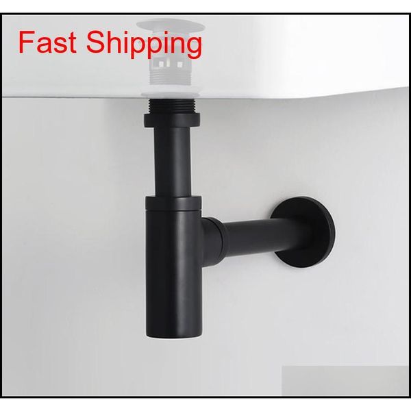 

bronze round siphon bottle trap black p-trap bathroom vanity basin pipe waste brass pop up dra qyldau yh_pack