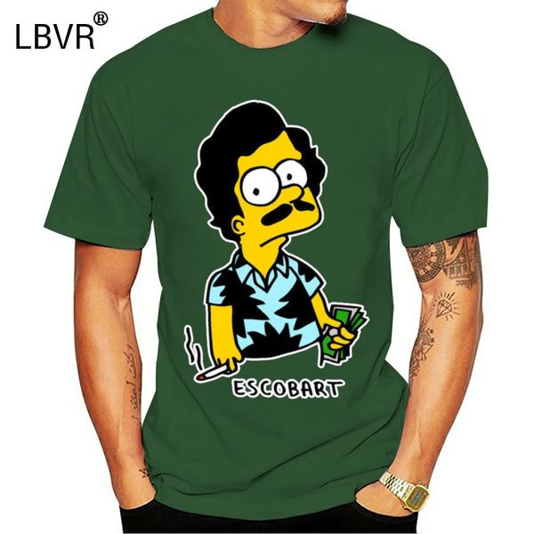 

new simpson inspired joke special pablo escobar t shirt size s 3xl new t shirt fashion t shirts tee plus size sport hooded sweatshirt hoodie