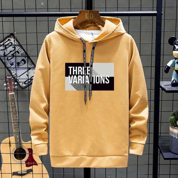 

hooded pullover new men's sweater style in fall of 2019, Gray