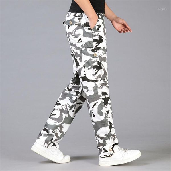 

tactical pants army male camo jogger plus size cotton trousers many pocket zip style camouflage black men's cargo pants1