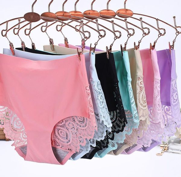 

sexi lace underwear women panties comfortable briefs lingerie plus size panties large pantys lace panti pink transpar1, Black;pink