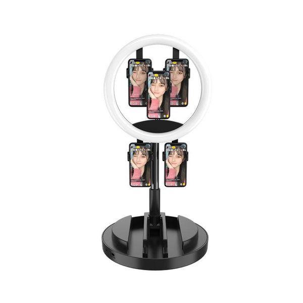 

selfie monopods 5 phones stick round fill lights indoor outdoor large aperture pography camera live stand video vlog holder