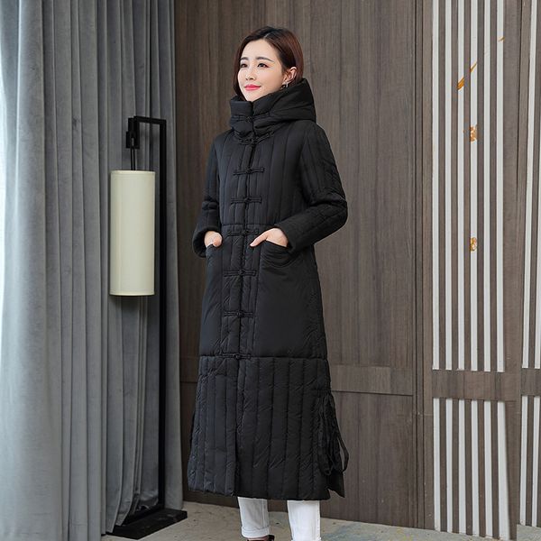 

wet 2020 jassen brand new stylish windproof women's jas collection winter long warm parka x-long darls, Black