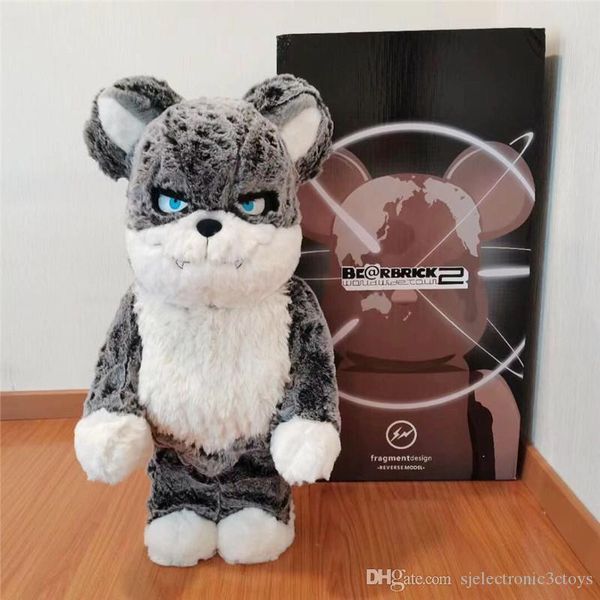 

newset 1000% 70cm bearbrick evade glue the flocking hiroshi fujiwara werewolf figures toys for collectors be@rbrick art model gift
