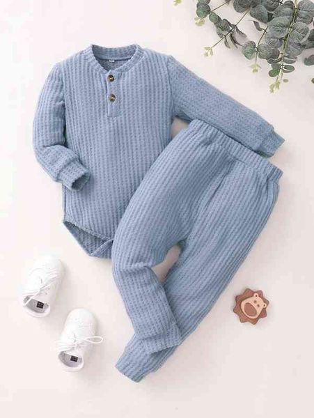 

baby button up bodysuit & sweatpants she, White