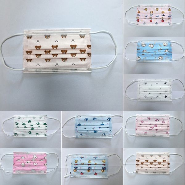 

kids 11 respirator disposable design masks designer face with elastic ear loop 3 ply breatb4sh