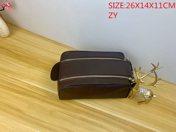 

2020 size men extra large wash bag cosmetic toilet pouch women beauty makeup case pochette accessoires double zippy kits, Black;red