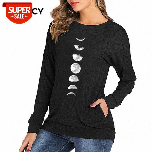

jfuncy long sleeve loose t shirt women 2020 autumn winter o neck plus size woman tees casual lady pullover female t-shirts #8n38, White