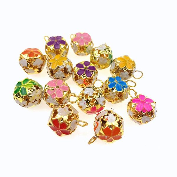 

30 pcs 14mm jingle bells loose aluminum small beads for festival for party christmas tree decoration diy crafts accessories bbynhm wrhome