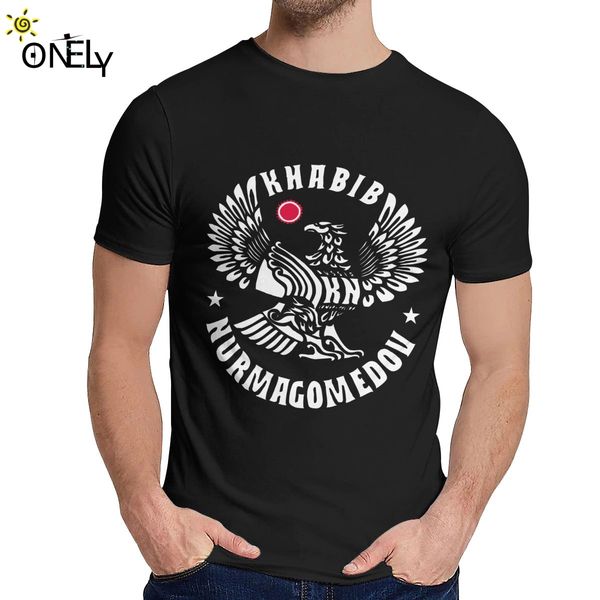 

anime khabib nurmagomedov legacy eagle t-shirt male awesome camiseta classic round neck sport hooded sweatshirt hoodie
