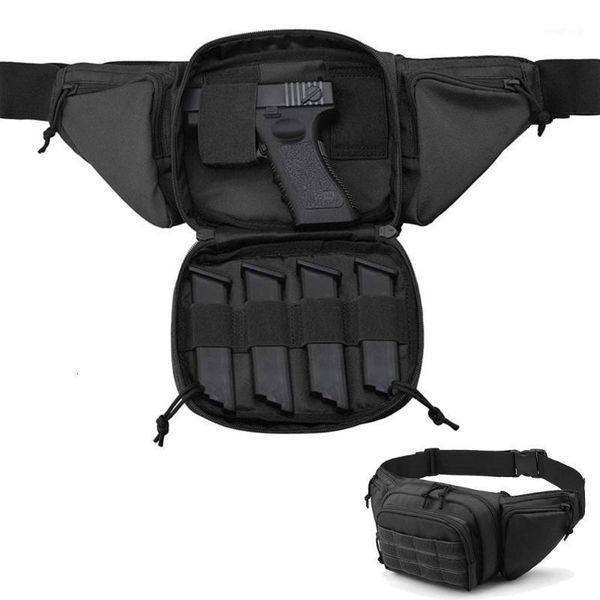 

outdoor tactical multifunction waist pack combat camping sport hunting bag waterproof athletic shoulder poch x261a1