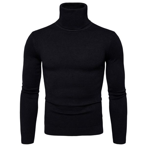 

winter high neck thick warm sweater men 201106, White;black