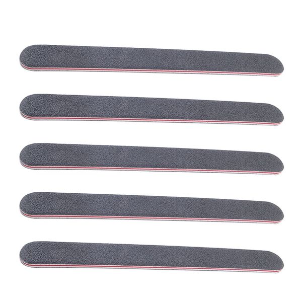 

5pcs sanding nail file buffer black nail art styling tools salon manicure tool set pedicure uv gel polish nail files