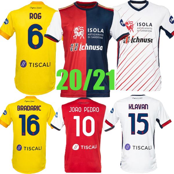 

2020 2021 soccer jerseys 20 21 home joao pedro simeone nainggolan soccer shirt nandez pavoletti football uniform, Black