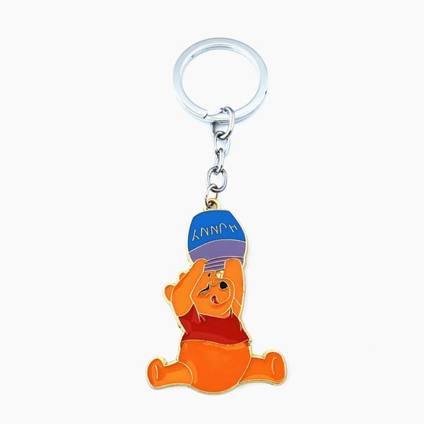 

fantasy universe cartoon tv winni keychain cosplay anime kawaii metal jewelry woman/man gift, Silver
