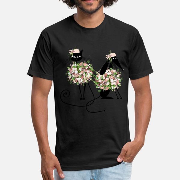 

beautiful cats with flowers t shirt horror plus size tracksuit hoodie sweatshirt