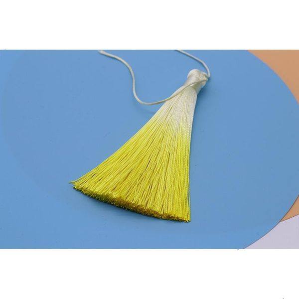 

5pcs 10cm gradual tassel cotton silk tassels for diy earrings jewelry making findings fashion tassels fringe charms pendants h bbyhfa