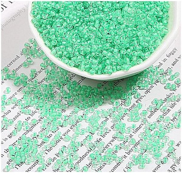 

2mm / 1000pcs / dye core rice beads glass beads handmade diy jewelry materials homemade earrings tassel loo qyluti